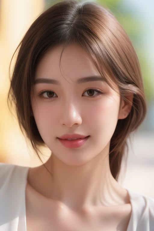 Slight Blush, 18+, Puffy Under Eyes Asian AI Porn