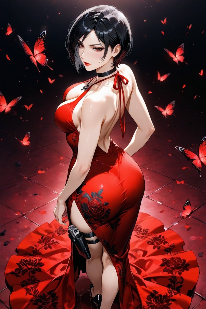 Black High Heels, Ada Wong, Wide Hips Hentai IA