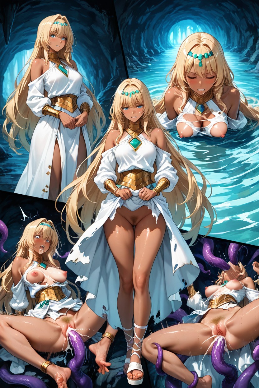 Hyper-dynamic And Asymmetrical Positions, Blonde Pubes, Shocked Hentai AI Porn