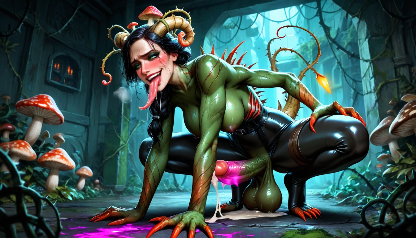 Bent Forward, Culo Grande, Dumb Hentai IA