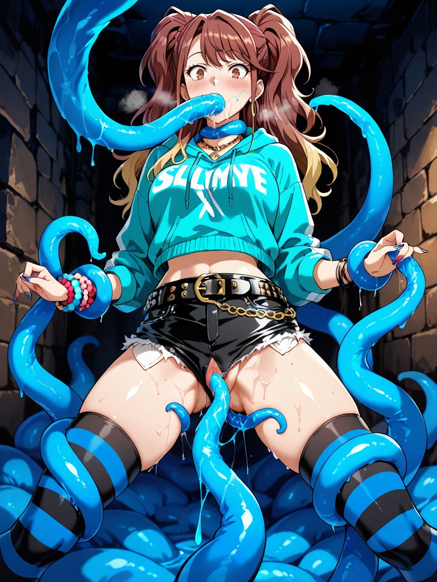 Average Ass, Excessive Beaded Wrist Bands, Wet Cloth Hentai IA