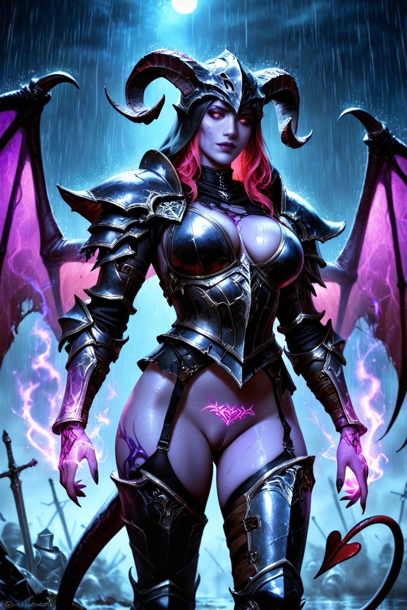 Skinny, Fog, Lilith From Diablo Iv AI Porn