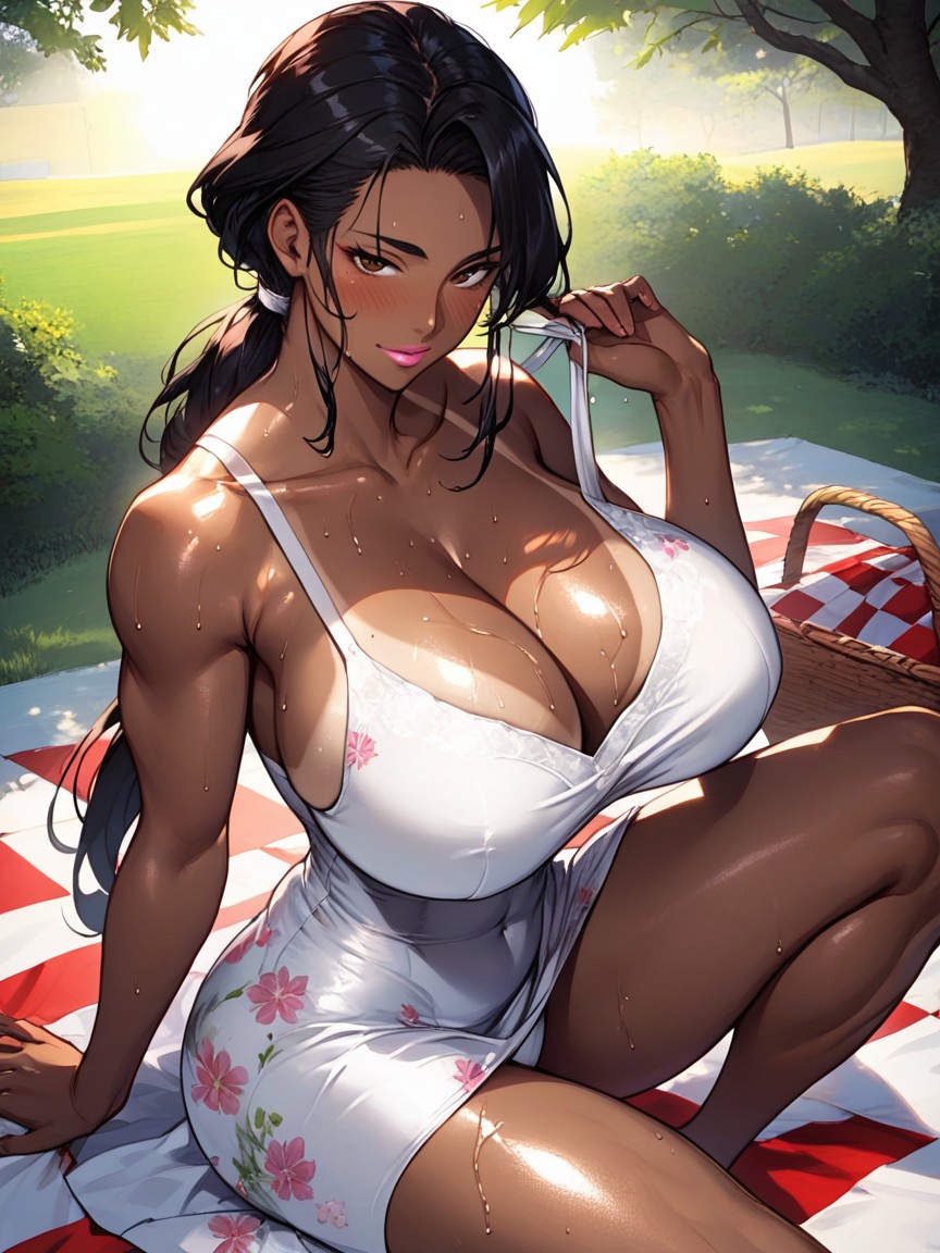 Form Fitting Clothes, Beautiful Face, Looking At Viewer AI Porn