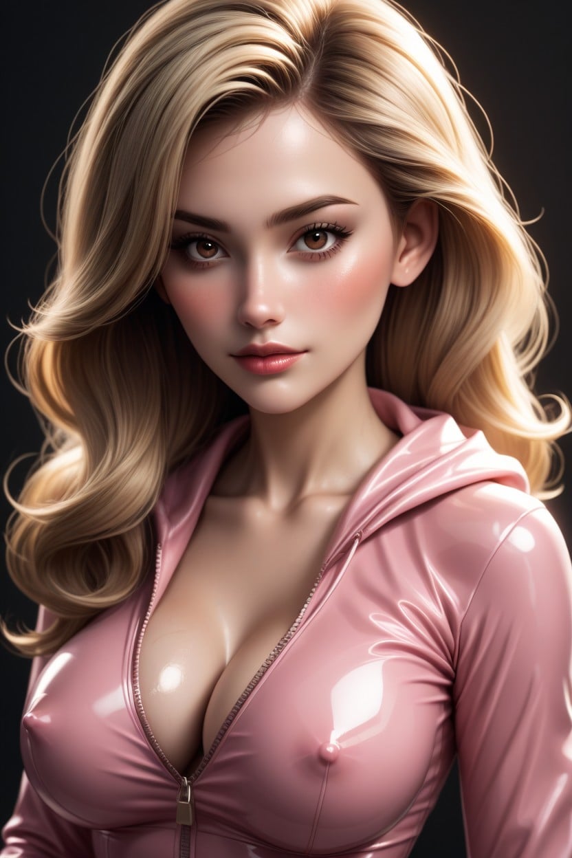 No Background, Lips, Hoodie Shemale AI Porn
