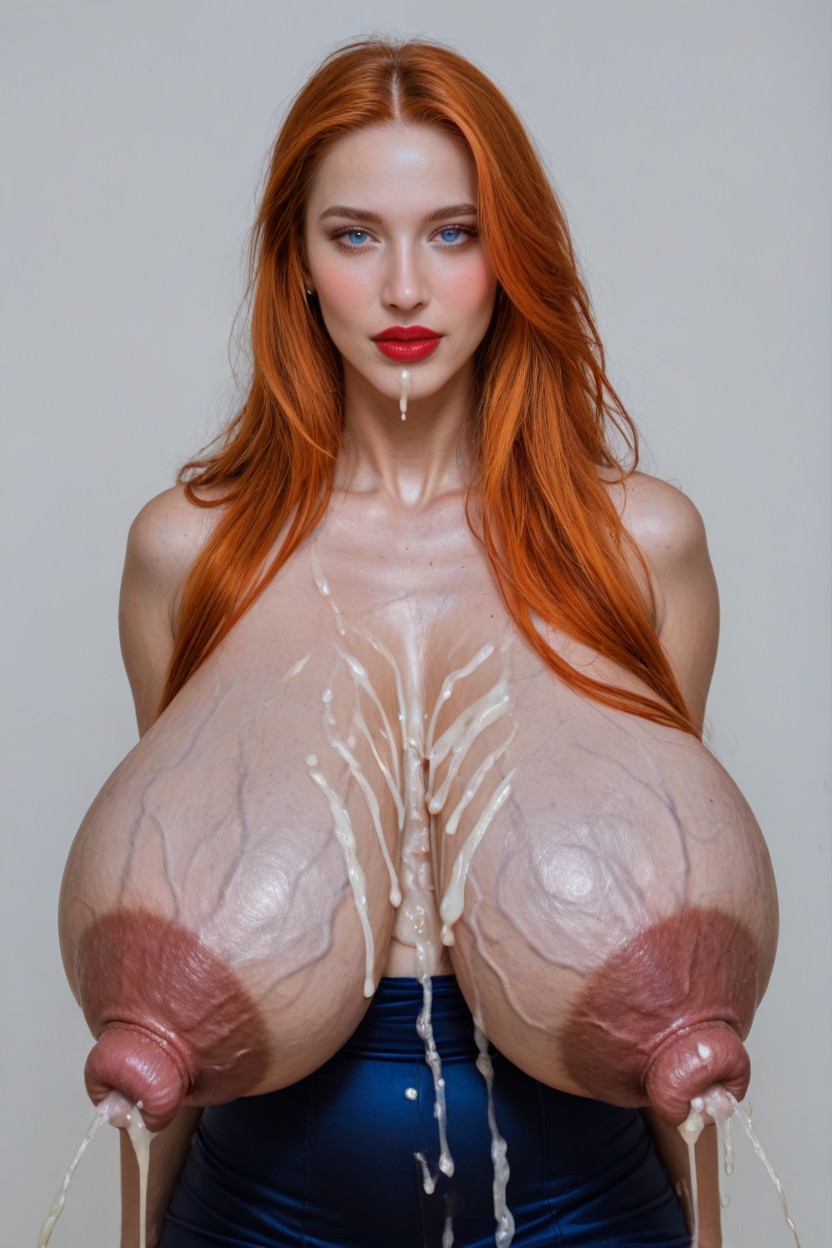 Long Nipples, Dynamic Pose, Hyper Long Nipples AI Porn