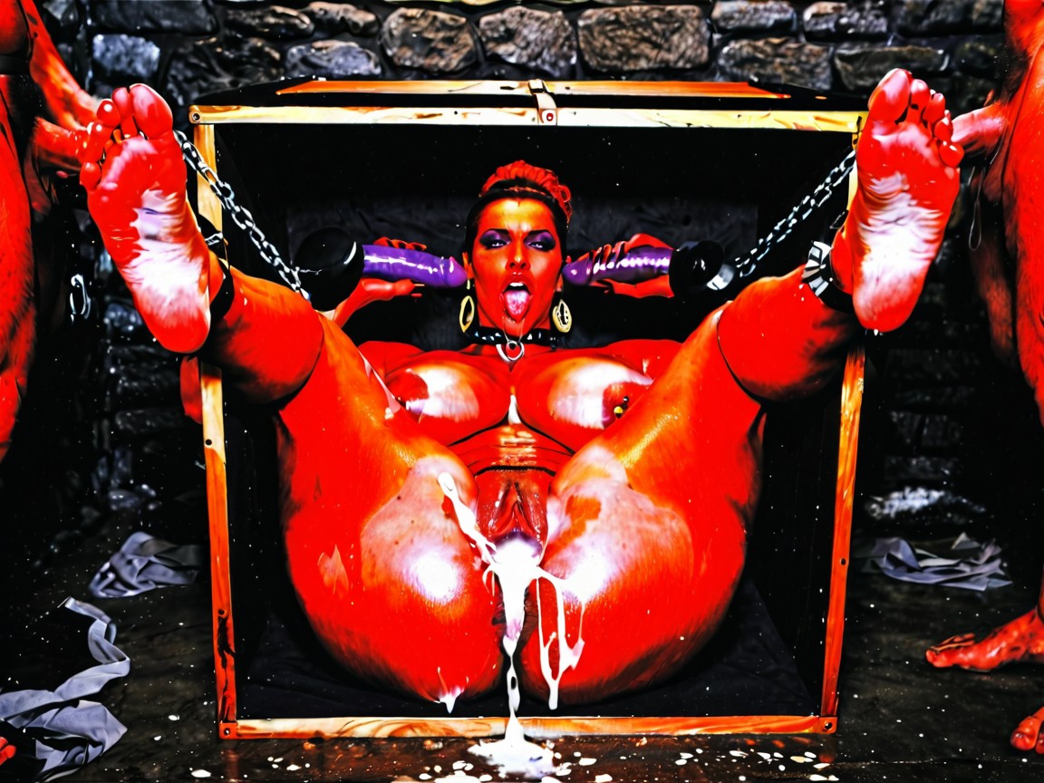 Dungeon, Completely Contained, Lesbian Tribalism AI Porn
