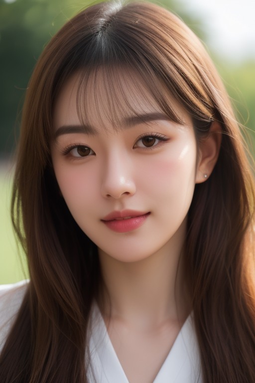 Neutral Expression, Chinless, Puffy Under Eyes アジアのAIポルノ