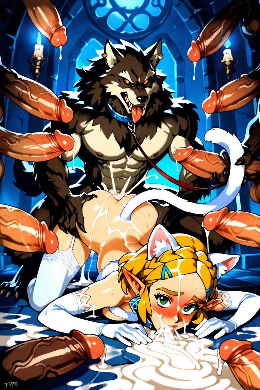 群交, Dramatic Lighting, Fur Bra Hentai IA