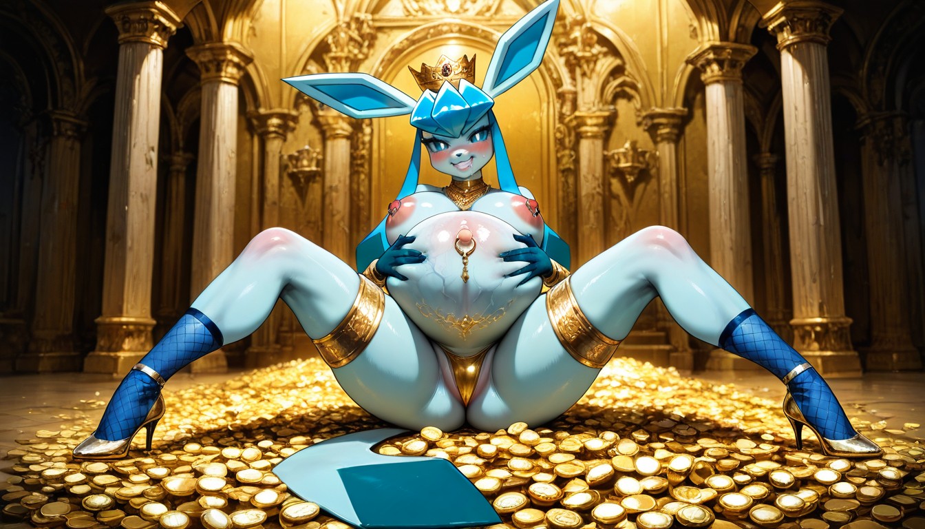 Palace, Rounded Breast, Jewelry Hentai AI Porn