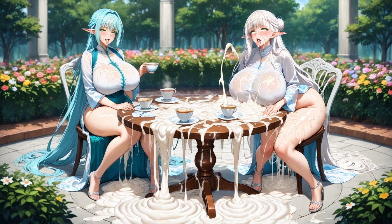 Chair, Cum On Face, Cum Covered Clothes Hentai AI Porn