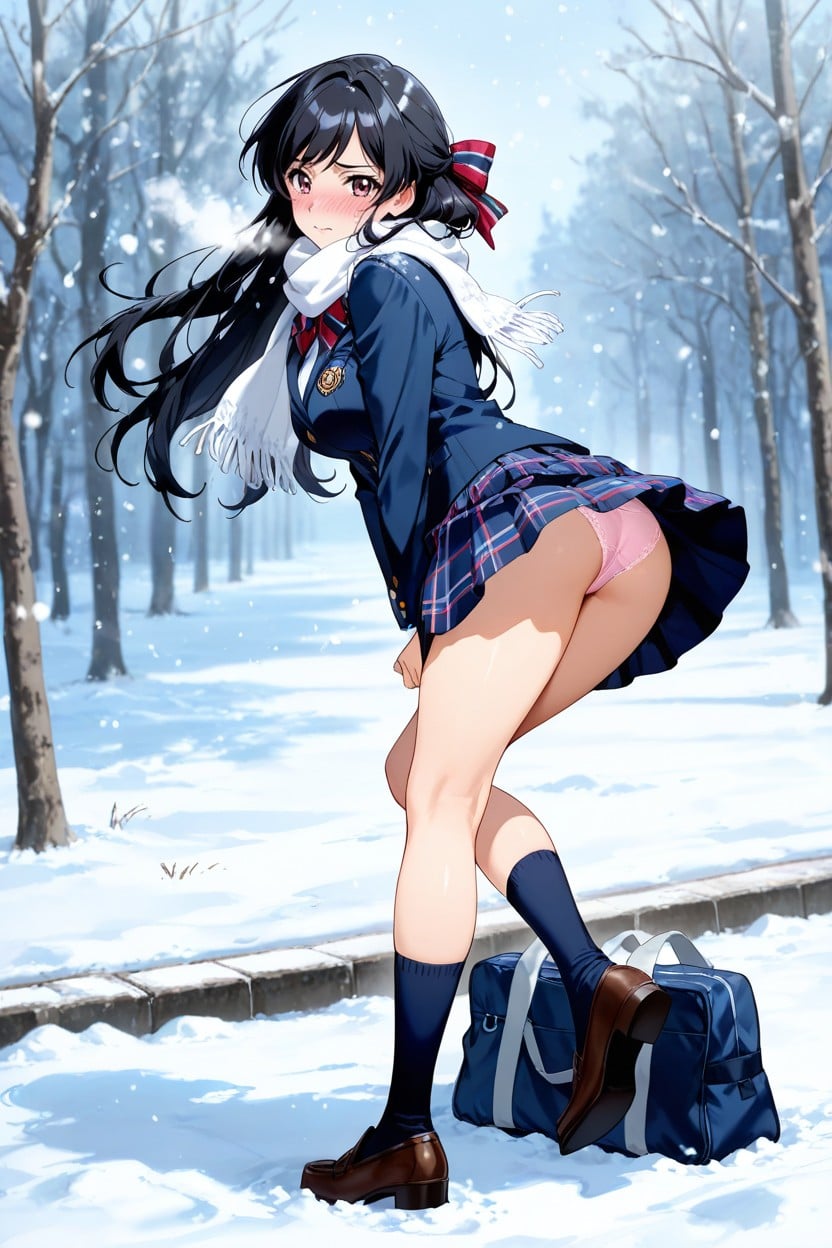 Anime Style, Black Hair, 18+ Hentai IA