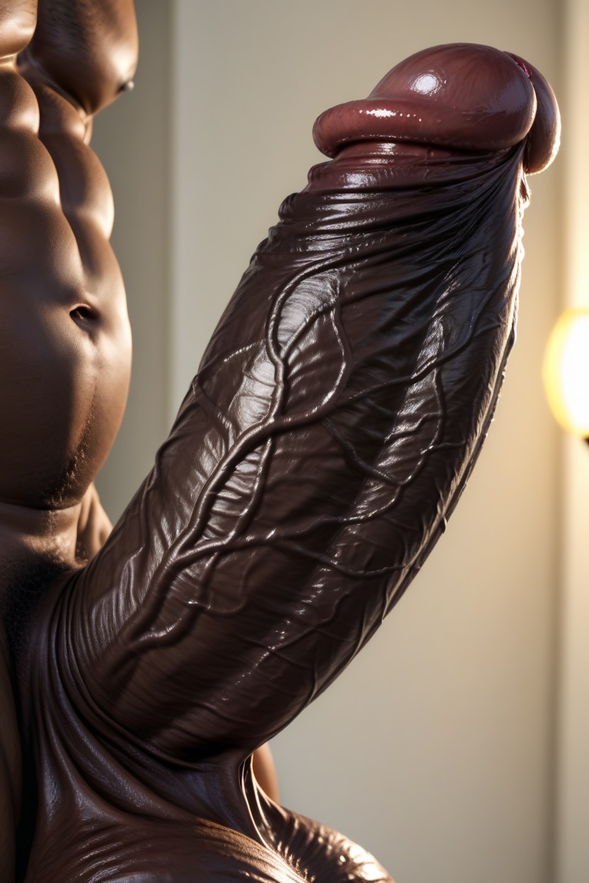 Hyper Realistic, Backlit, Gigantic AI Gay Porn