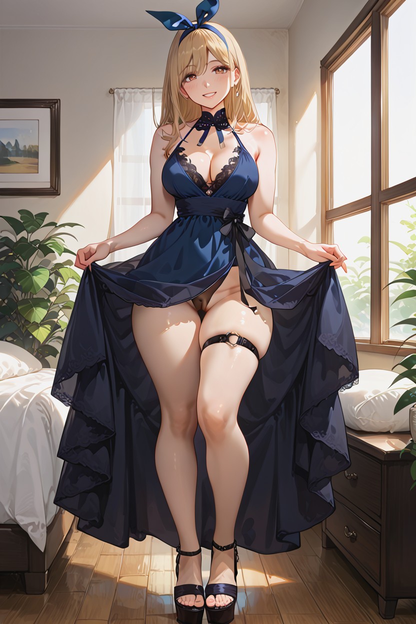 Thick Thighs, 25+, Perfect Curvy Body Hentai AI Porn