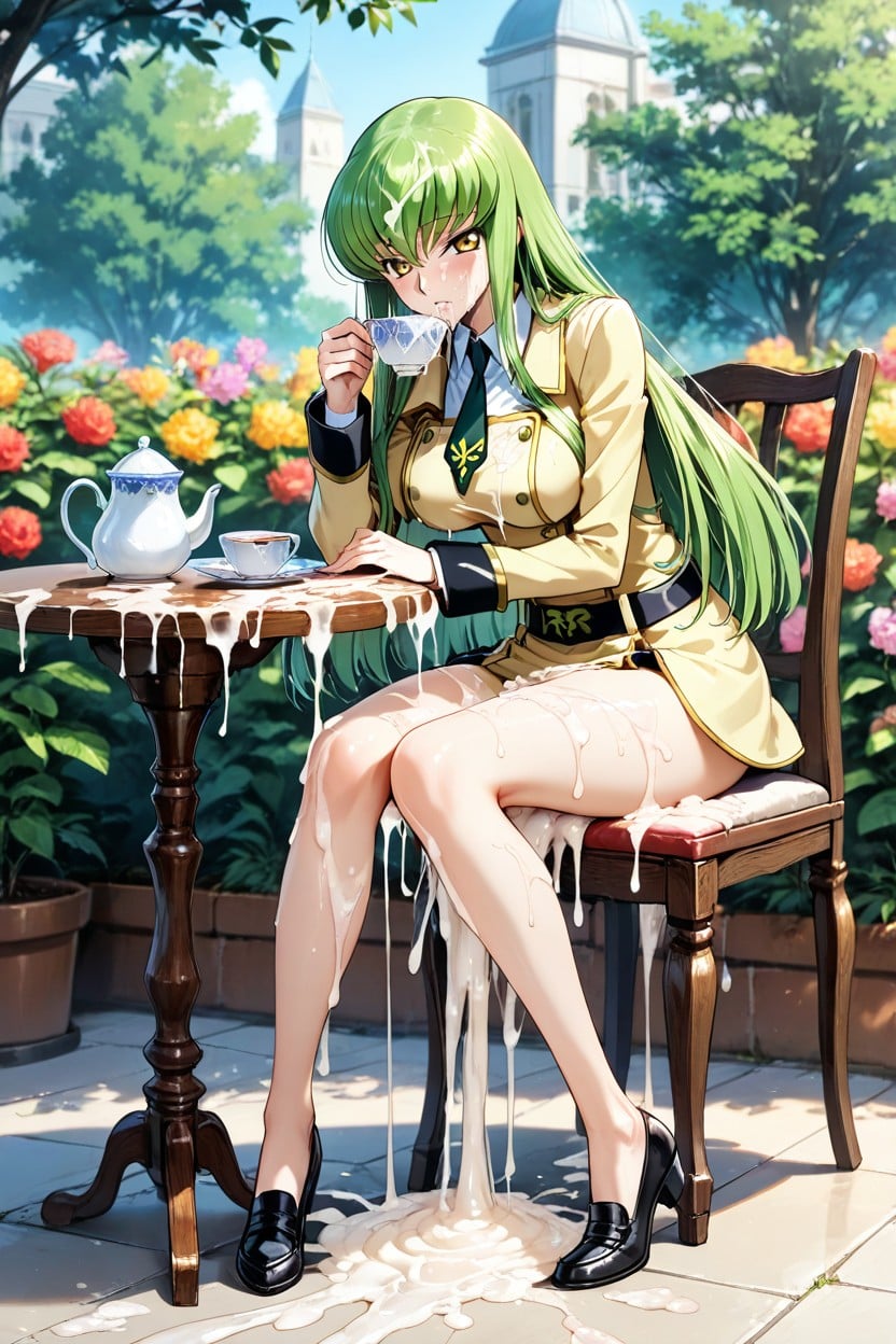 Faithful To The Anime, Excessive Cum On Hair, Teapot Hentai IA