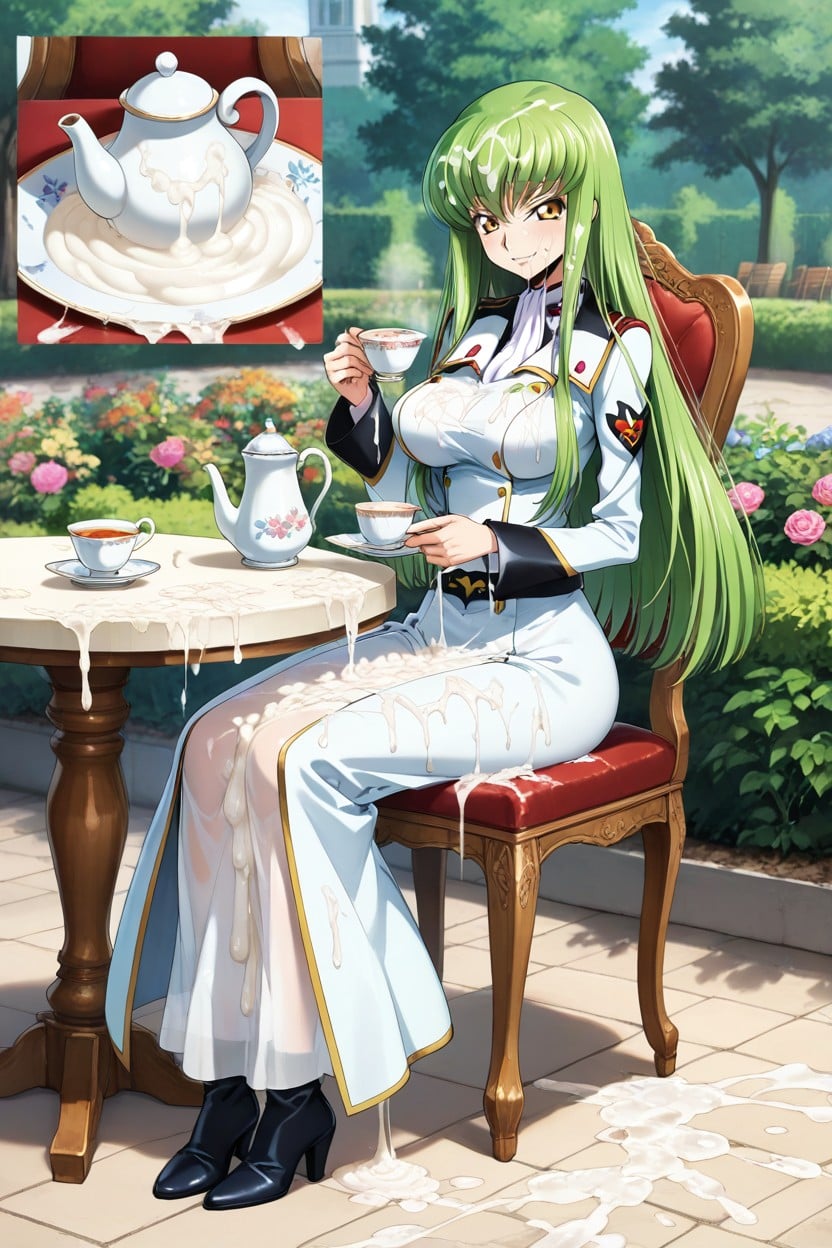 Flowers, Maximum Amount Of Cum, Faithful To The Anime Hentai IA