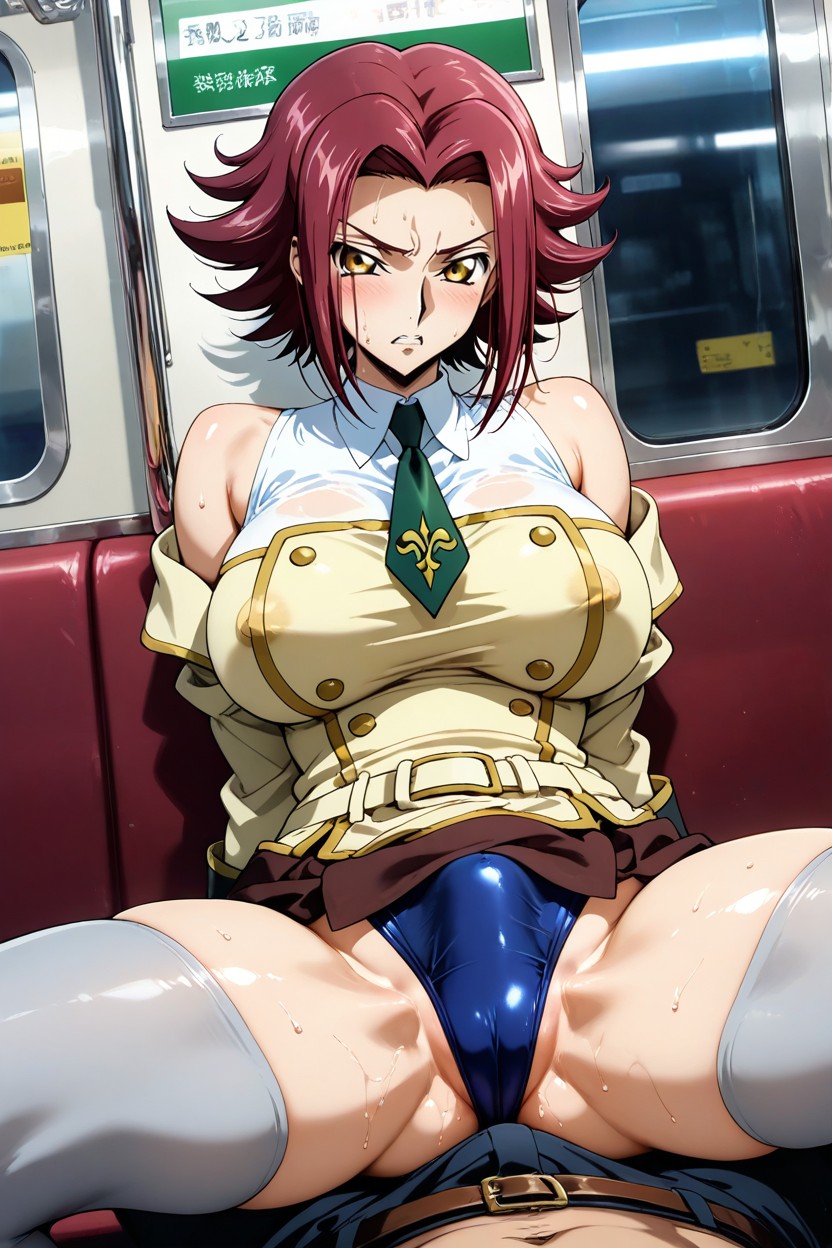 Anime Style, Embarrassing, Subway Hentai AI Porn
