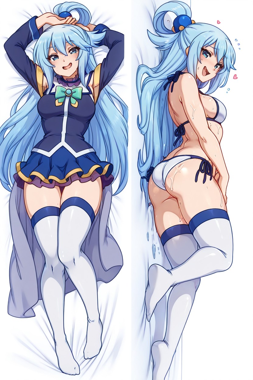Small Breasts, Hearts, Wet Body Hentai AI Porn