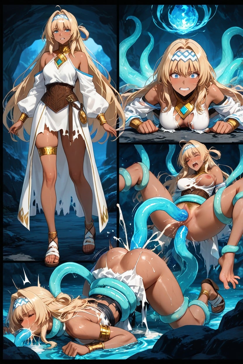 Creepy Expression, Shocked, Sandals Hentai AI Porn