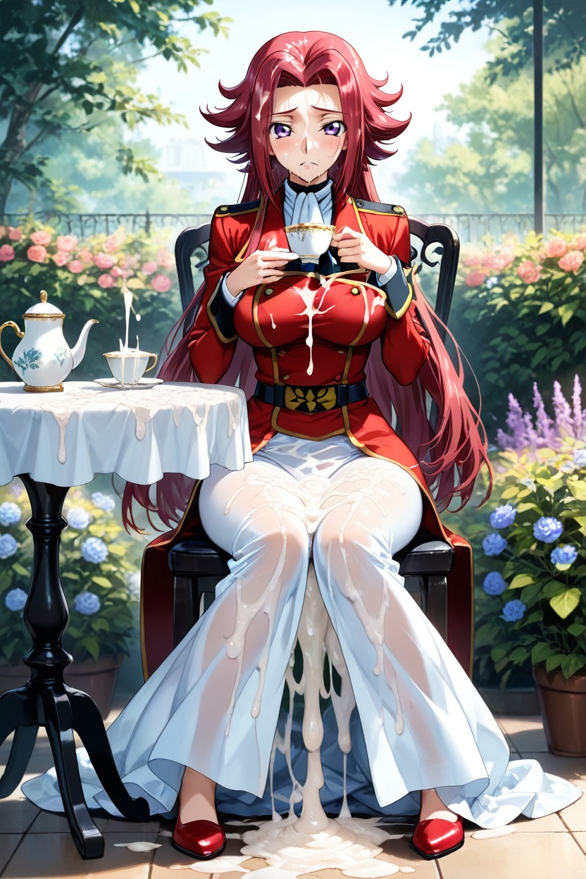 See Through Clothes, Full Body, Excessive Cum In Hair Porno IA Hentai