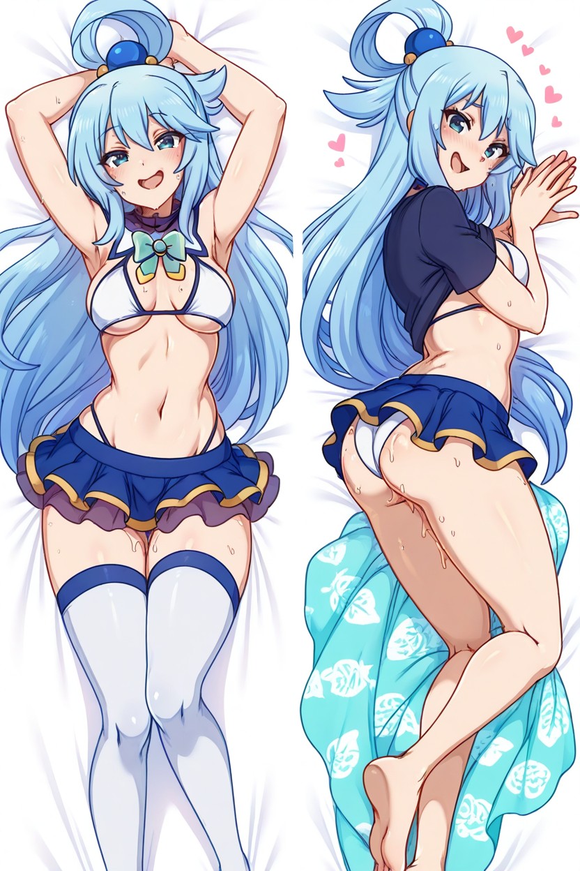 Wet Body, Side View, Blue Season Konosuba Sirt Hentai IA