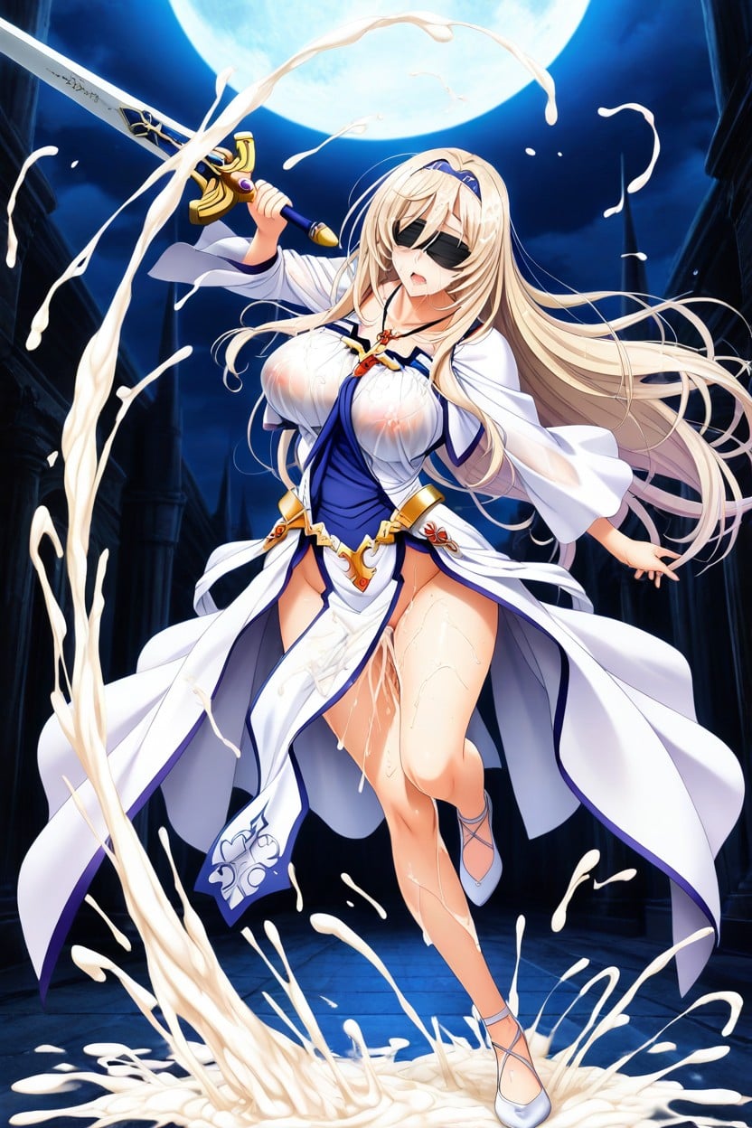 No Underwear, Cum Drip, No Panties Hentai AI Porn
