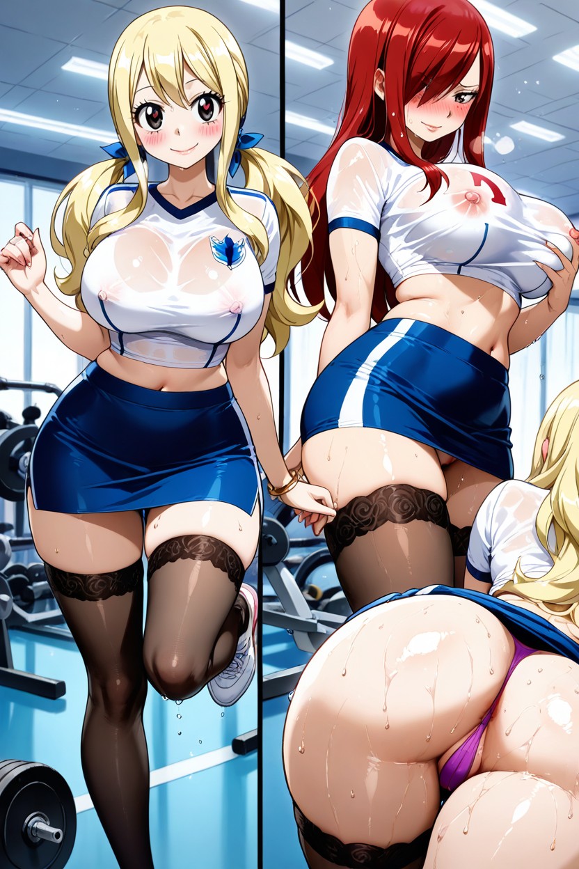 Multiple Views, Juvia Lockser, Thong Hentai IA