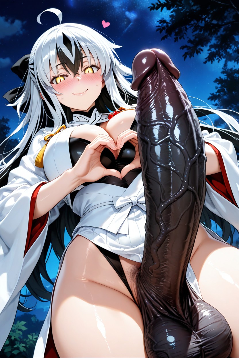 Black Penis, Black Hair, Close Up Hentai AI Porn