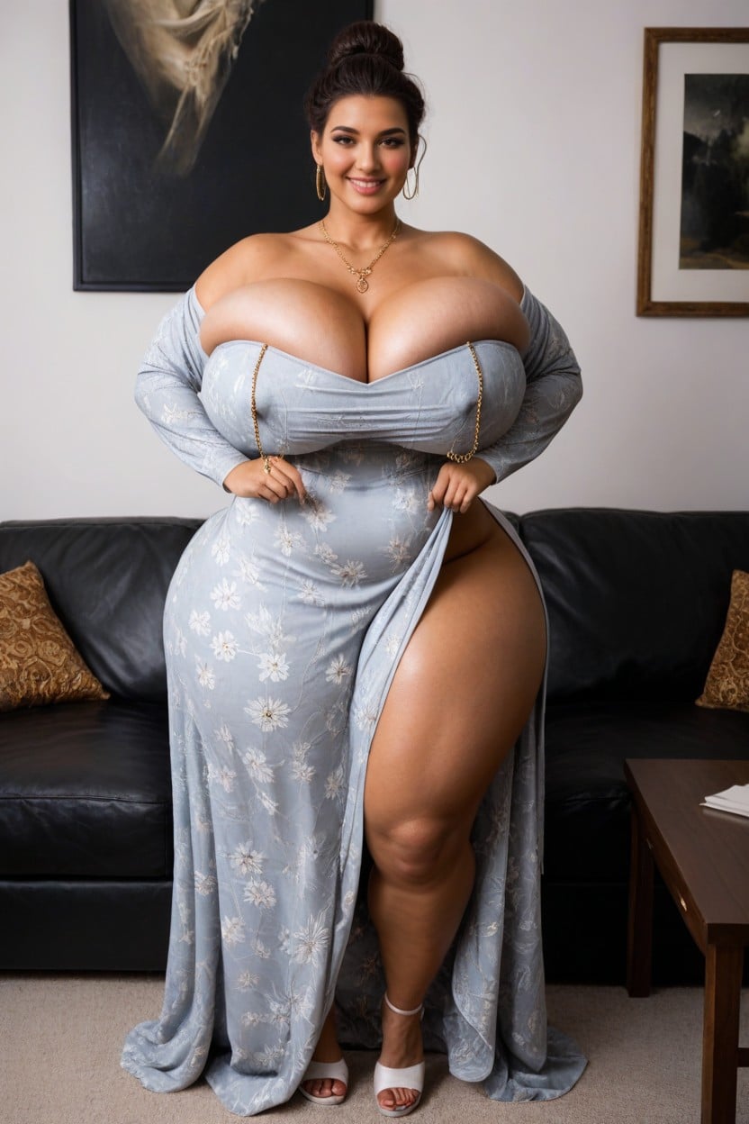 Horny, Giant Hangers, Front View AI Porn