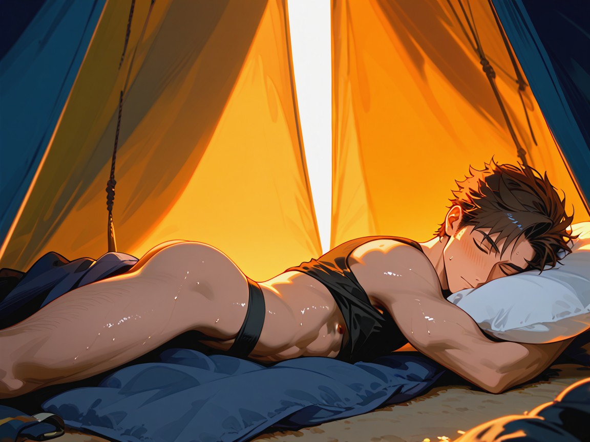 Solo, High Resolution, Sweat AI Gay Porn