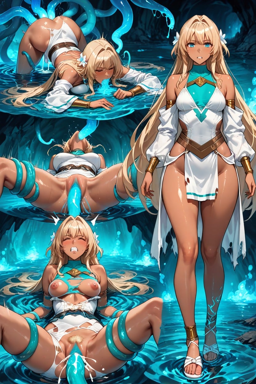 Muted Colors, Vaginal, Double Penetrations Hentai AI Porn