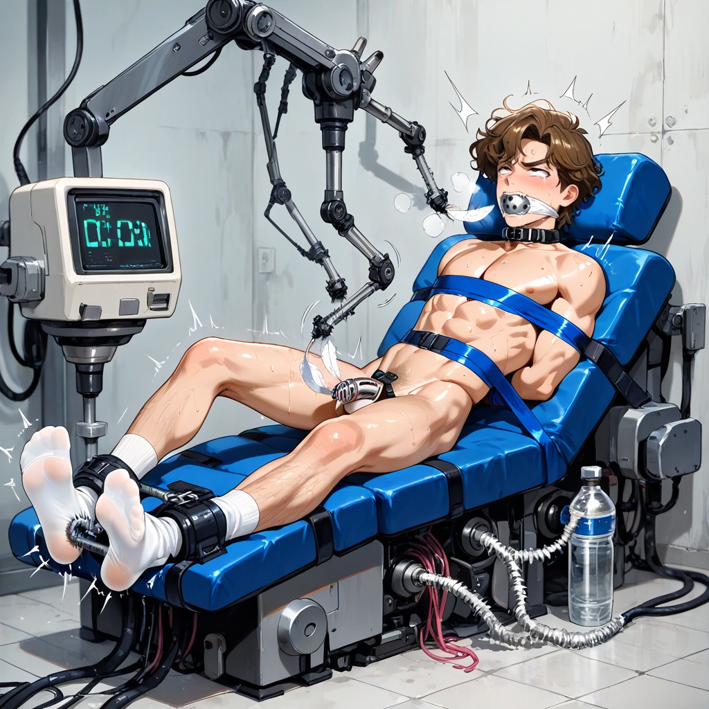 Tied, Rolling Eyes, Naked AI Gay Porn