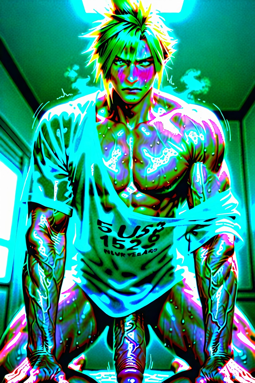 Sweaty, Sword, Pecs Porno gay IA