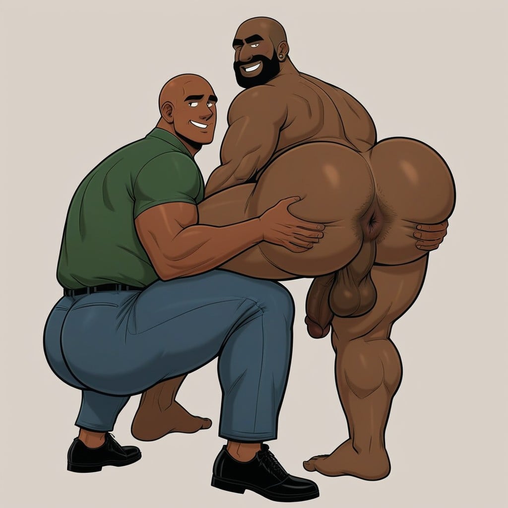 Penis Pequeno, Fat, Huge Ass AI Gay Porn