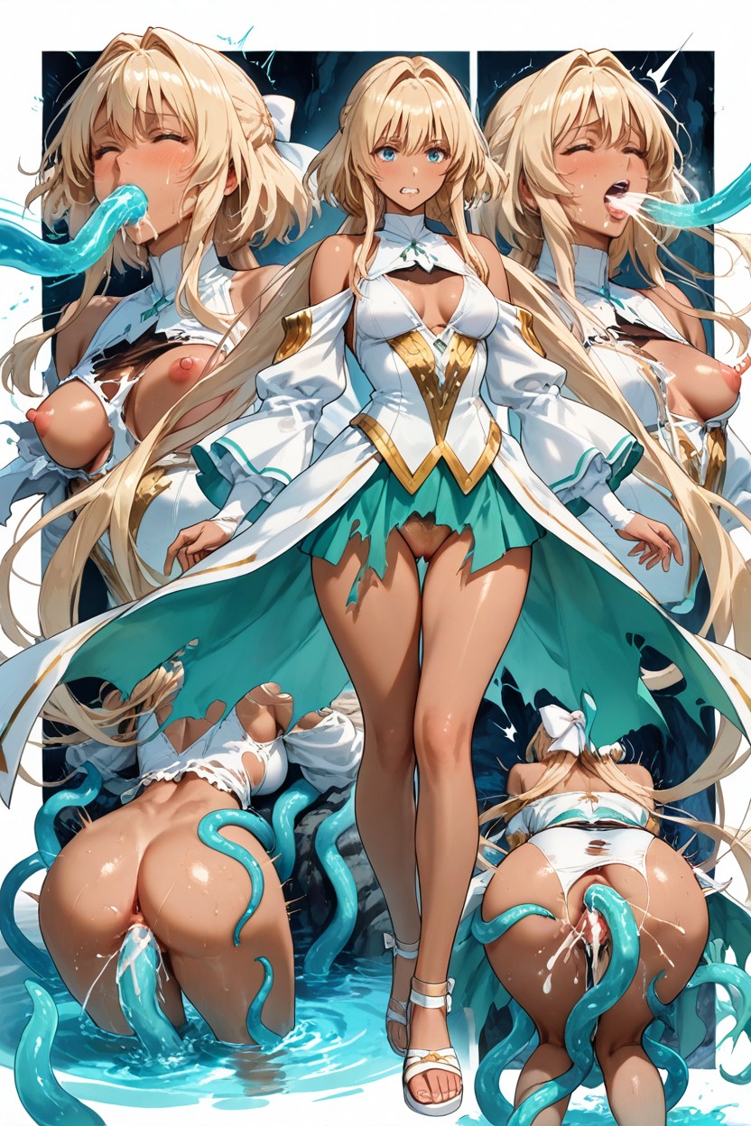 Muted Colors, Soft Reflexion, Close-up Views Penetrations Hentai AI Porn