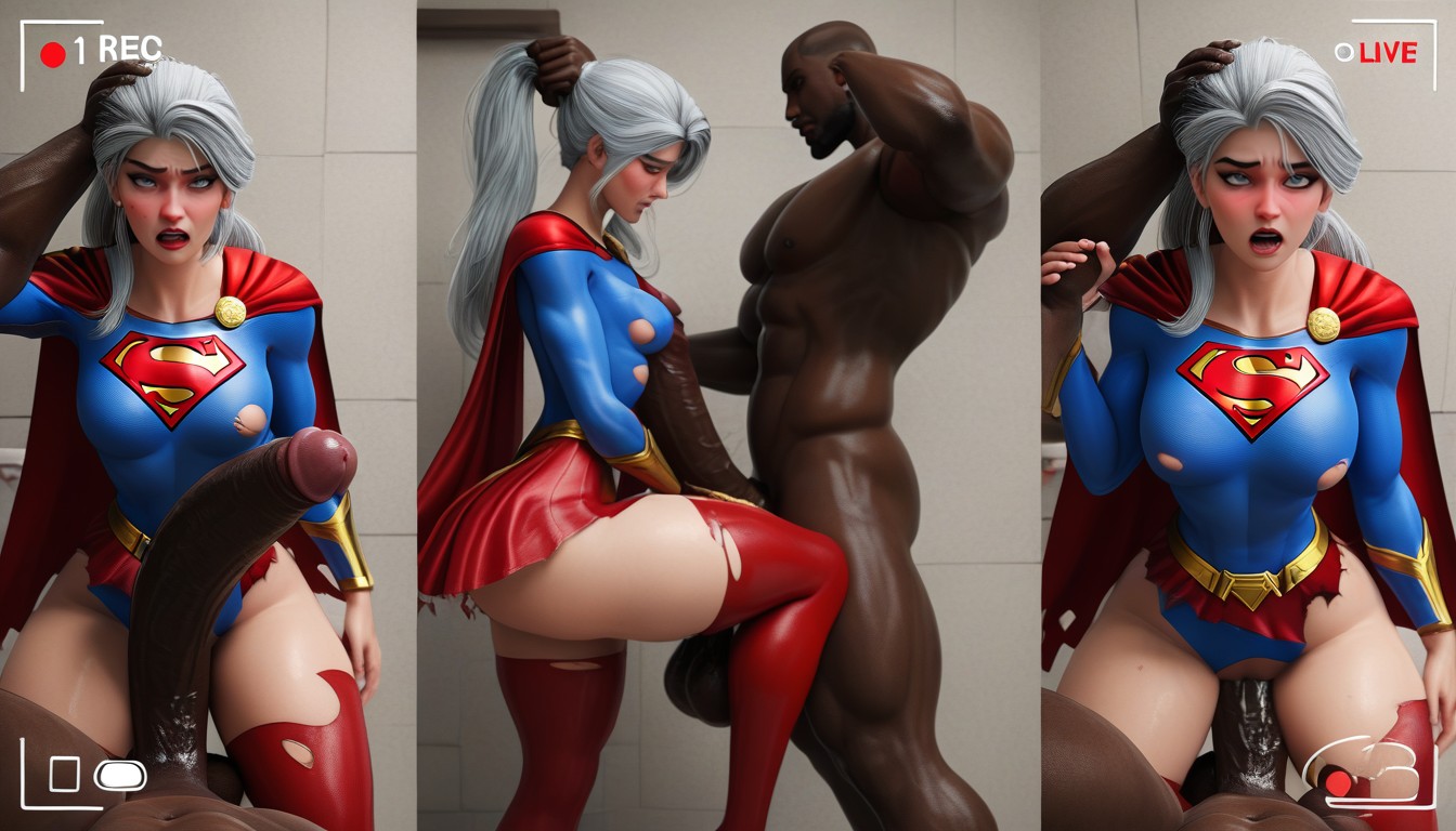 Rounded Ass, Multiple Views, Interracial AI Porn