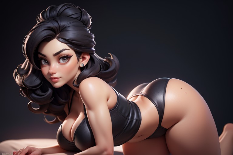 Sexy, Very Thick And Strong Looking Thighs, Facing Camera Hentai AI Porn