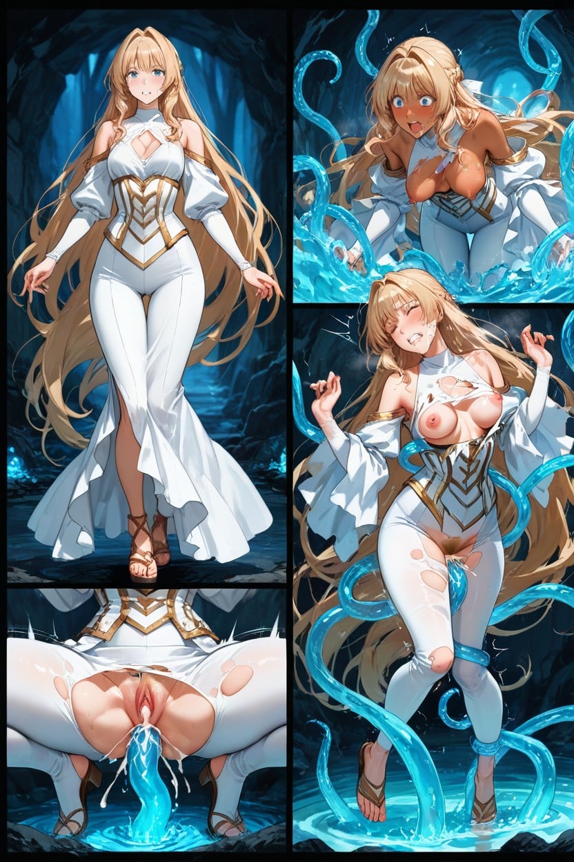 Small Breasts, Masterfully Refined Phalanx And Pussy, Masterful Dynamic Linework Hentai AI Porn