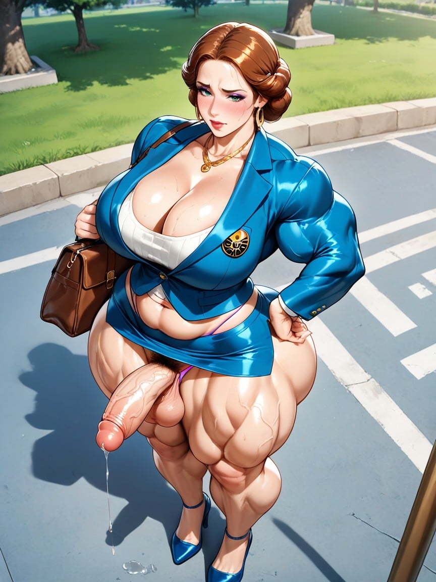 Bbw, Muscle Delts, Bodybuilder Hentai AI Porn
