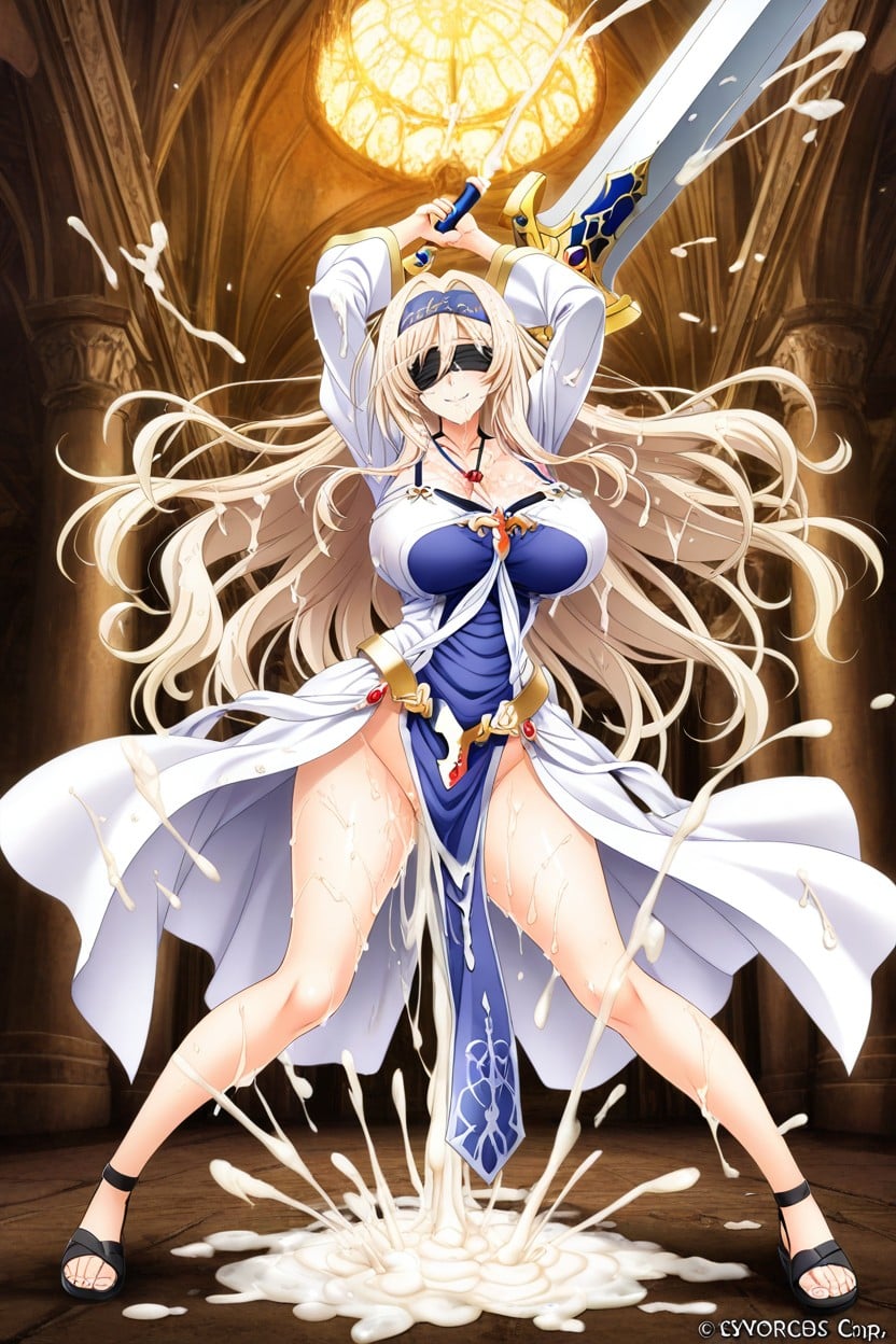 No Panties, Maximum Cum, Erotic Pose Hentai AI Porn