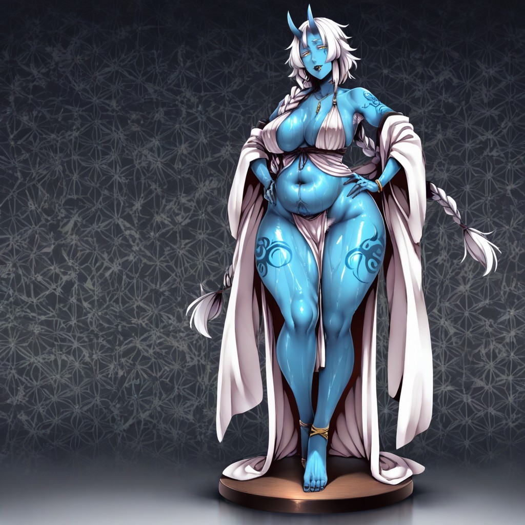 Braided, Medium Breast, Tattoos Hentai AI Porn