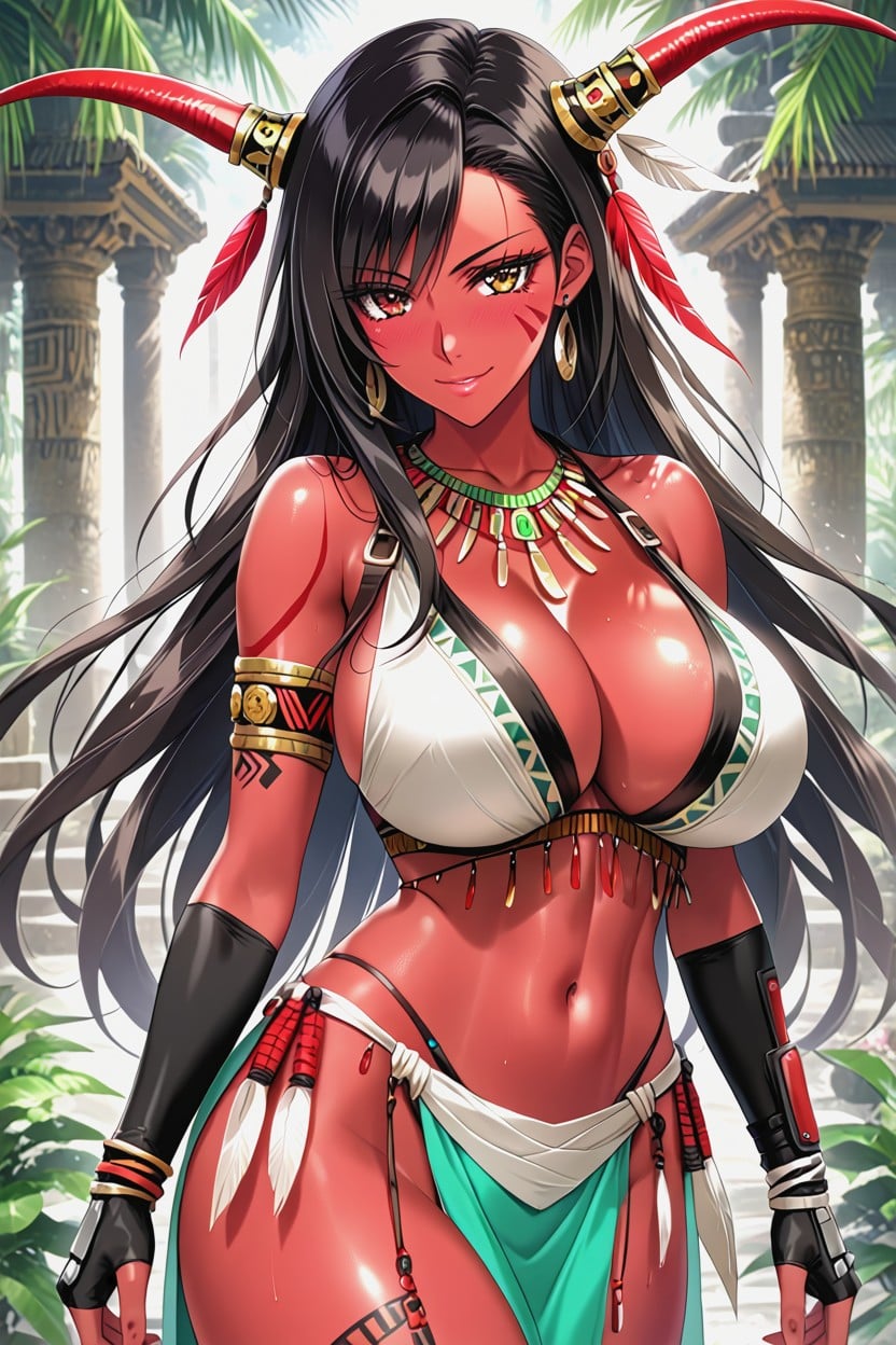"tier Harribel From Bleach", Horny, Thick Eyelashes AI Porn