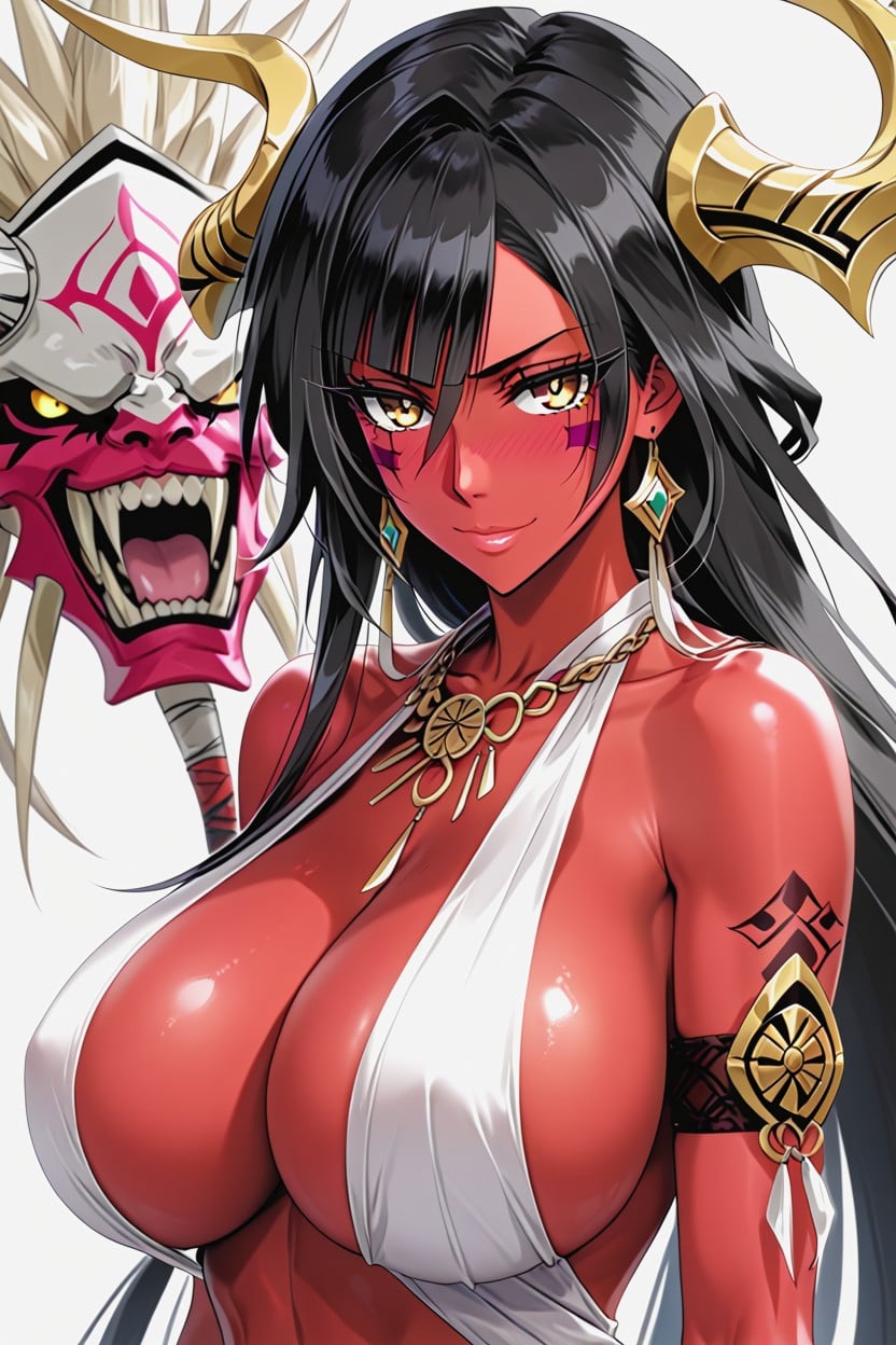 Motto Haramase Honoo No Oppai Isekai Chou Ero Succubus Gakuen, Dark Eyes, Deep Eyes AI Porn