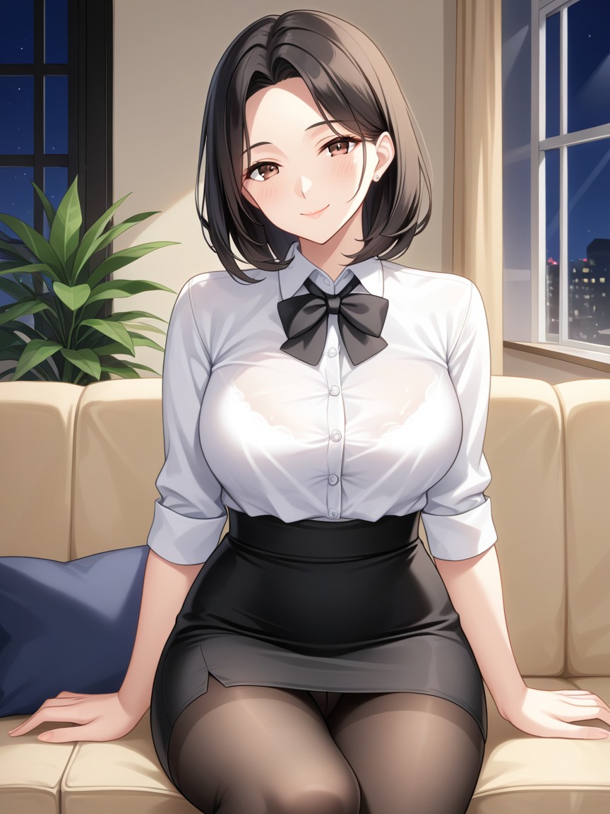 Milf, Skinny, Window Hentai AI Porn