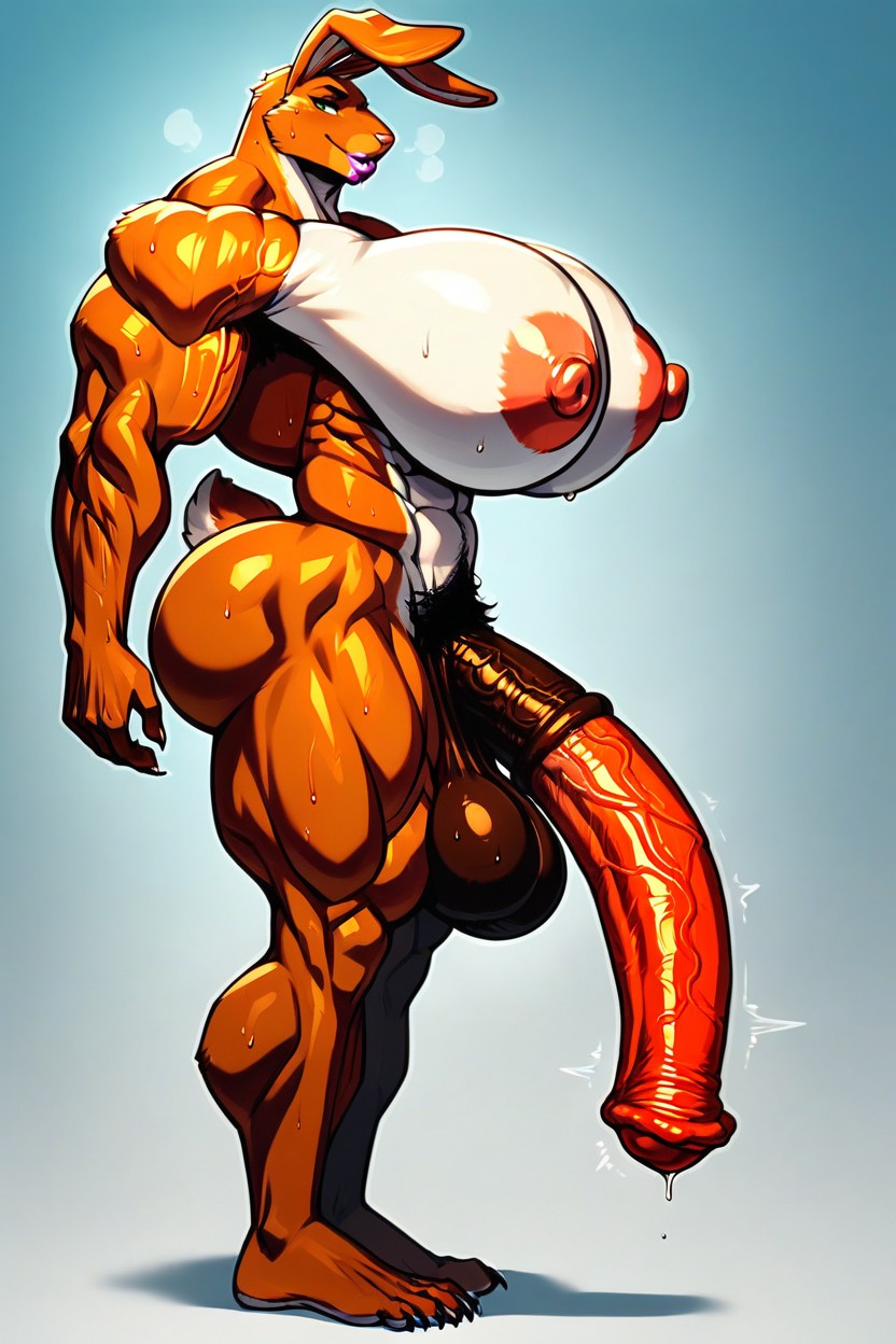 Hd, Pubic Hair, Ass Bigger Than Torso Furry AI Porn