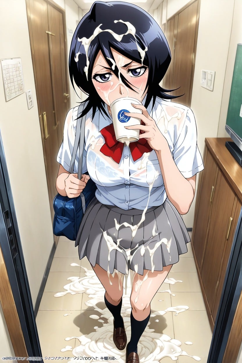 Small Breasts, High Resolution, Cum On Breasts Hentai AI Porn