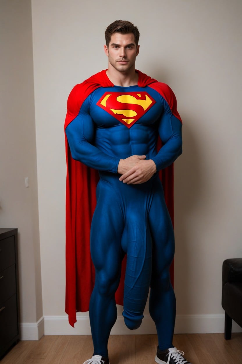 Photo Focus On Huge Crotch Bulge, Cosplay, Hyper Six Pack Abs Porno IA Gay