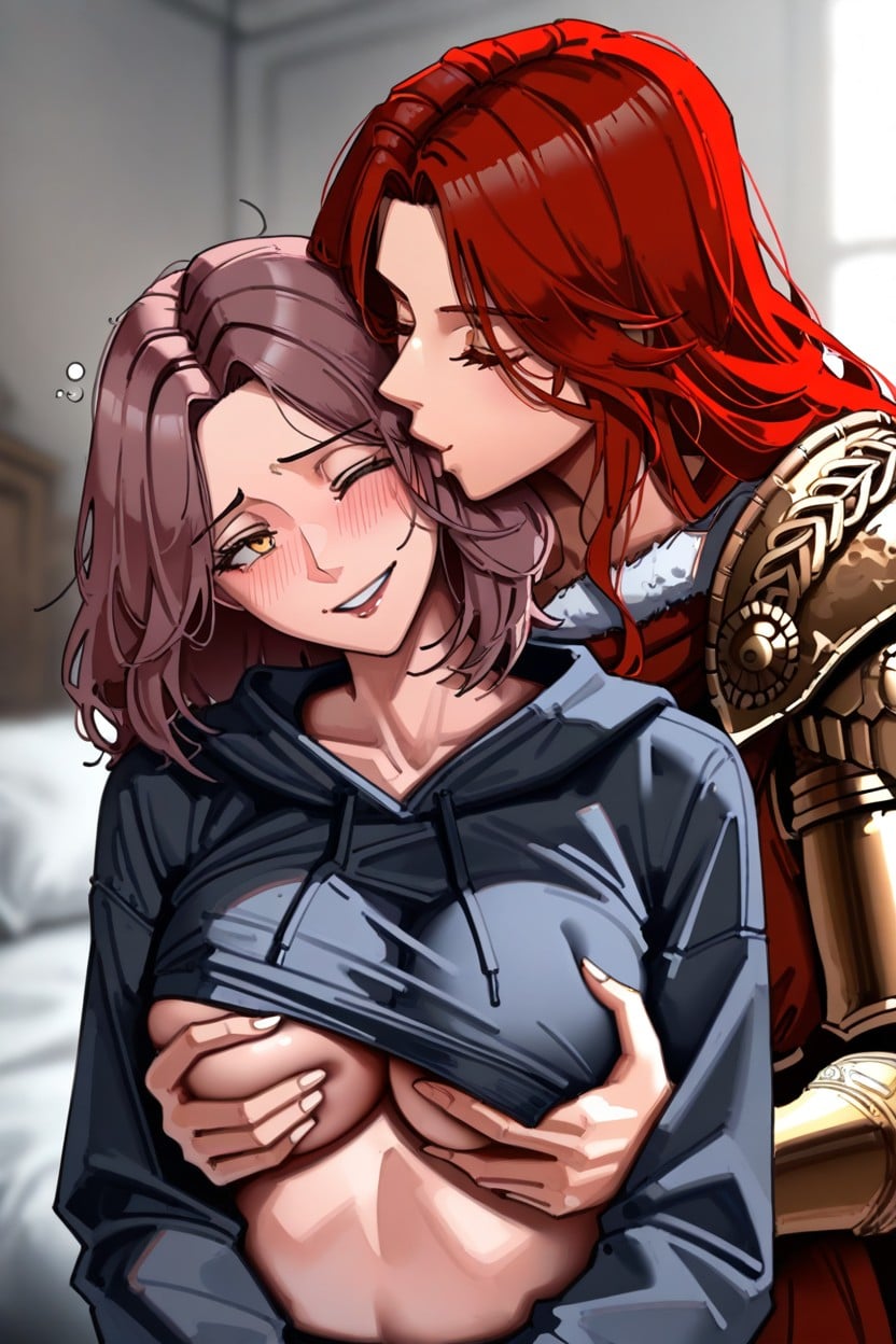Harris Hero Artstyle, Bedroom, Shy Melina AI Porn