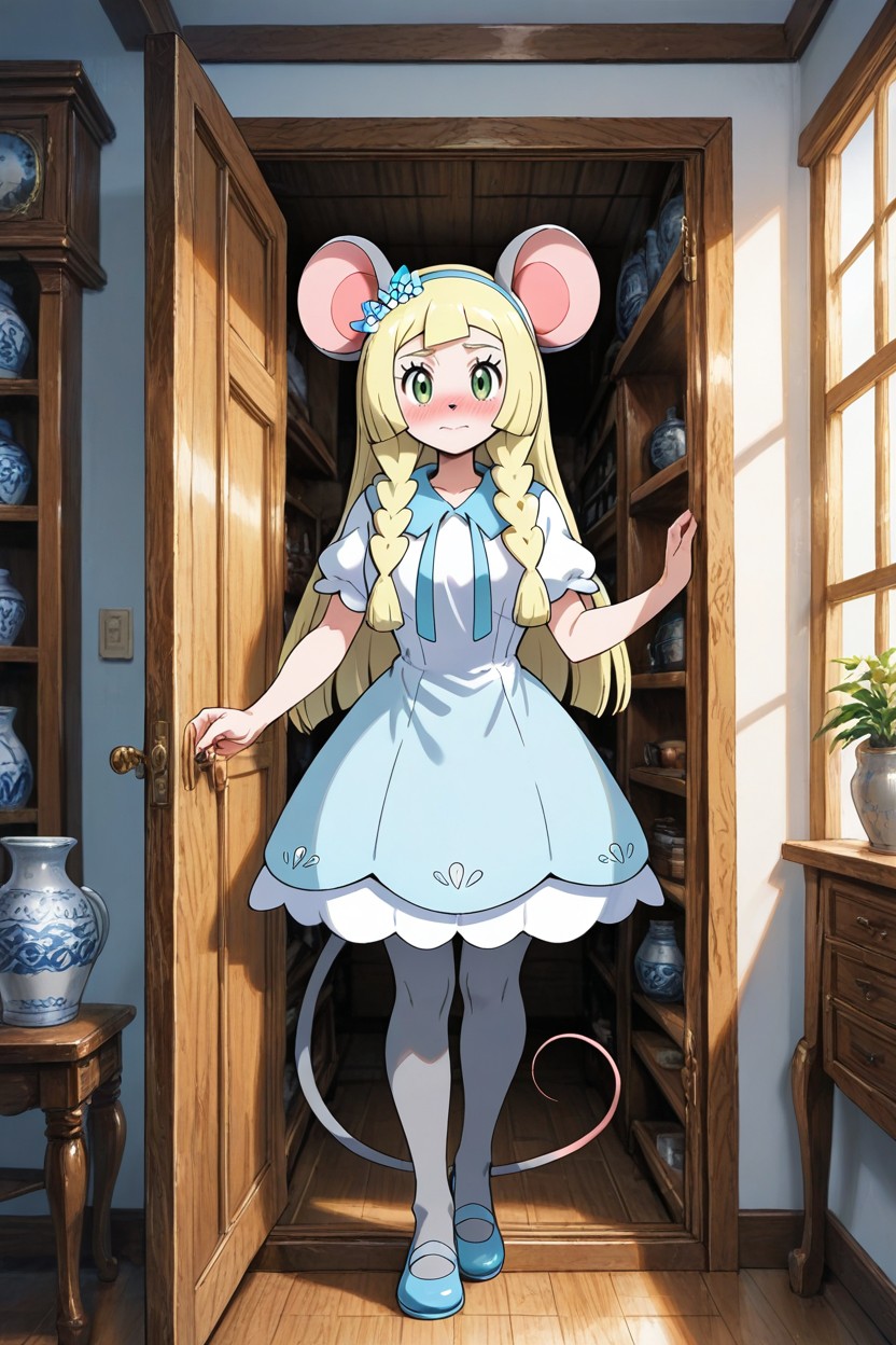 Furry, 25+, Giant Objects In Background AI Porn