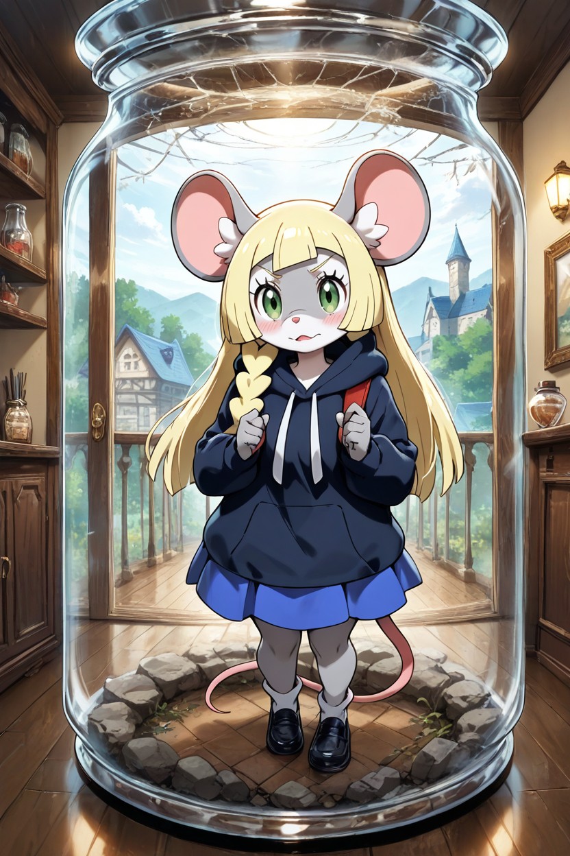 Giant House, Lillie The Size Of A Mouse, Smooth Face Porno IA