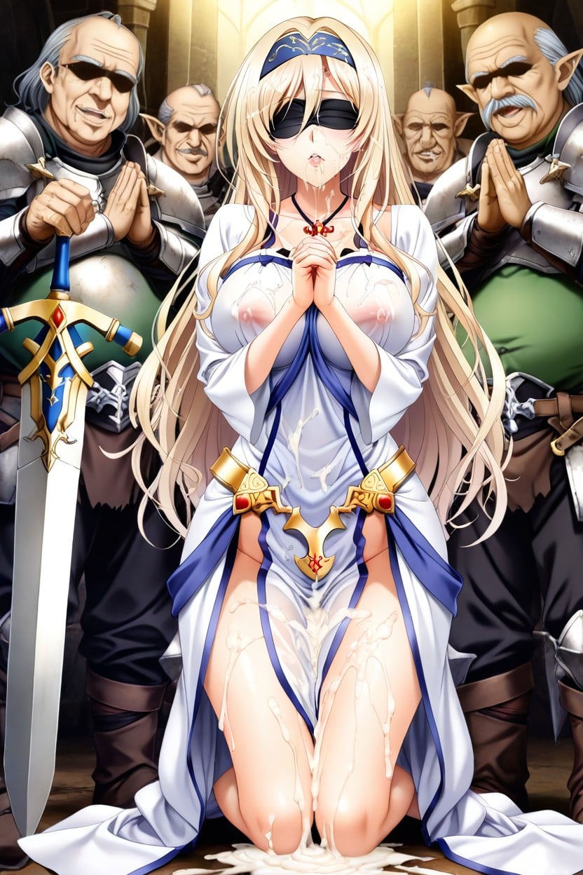 Excessive Cum On Clothes, Maximum Cum, Cum Covered Hentai AI Porn